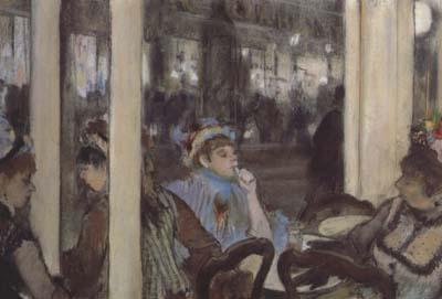 Edgar Degas Women,on a Cafe Terrace (san16) France oil painting art